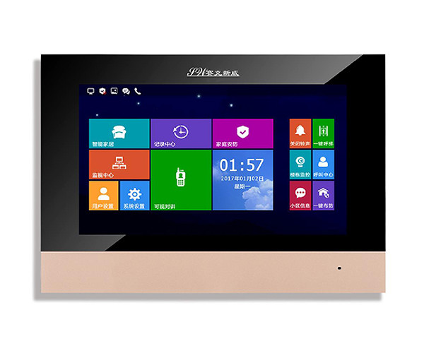 【數字可視對講系統】樓宇對講十大品牌-賽克新威數字可視對講分機SW72S79T